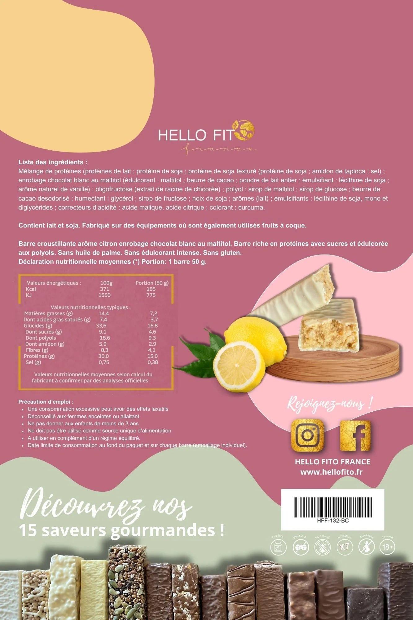 Barres Citron