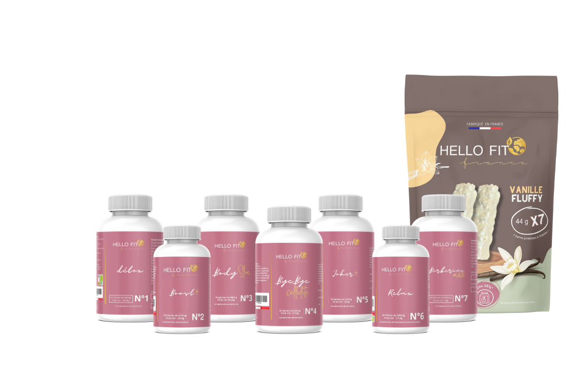 Pack complet compléments + barres Vanille fluffy